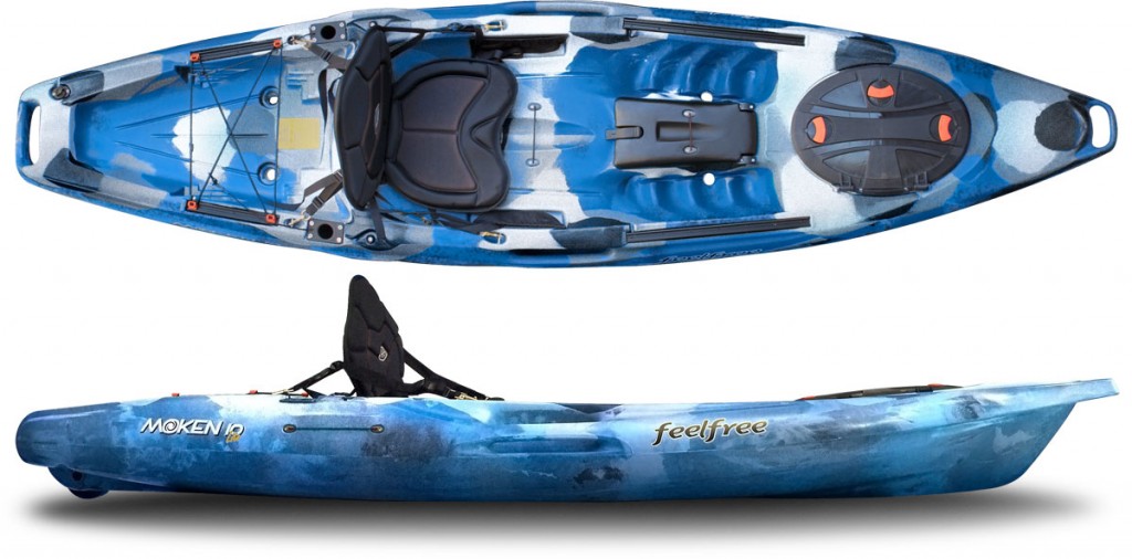 THE RIVER CONNECTION :: SOLO RECREATIONAL SIT ON TOP KAYAK :: FEELFREE MOKEN 10 LITE