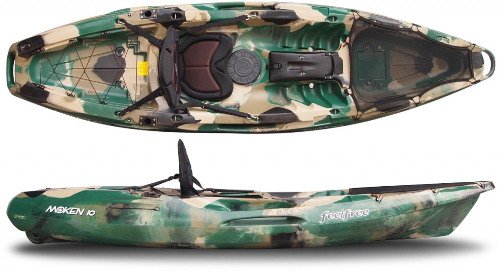THE RIVER CONNECTION :: SOLO RECREATIONAL SIT ON TOP KAYAK :: FEELFREE MOKEN 10 STD